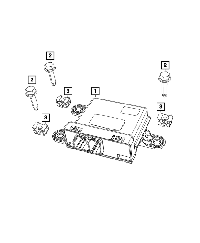 68596132AA - Electrical: Security Gateway Module for Mopar Image