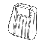 5140639AA - Body: Seat Back Pad for Chrysler: 300 | Dodge: Charger, Magnum Image