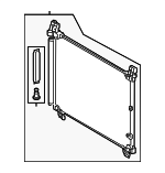 8846024100 - : A/C Condenser for Lexus: RC300, RC350 Image