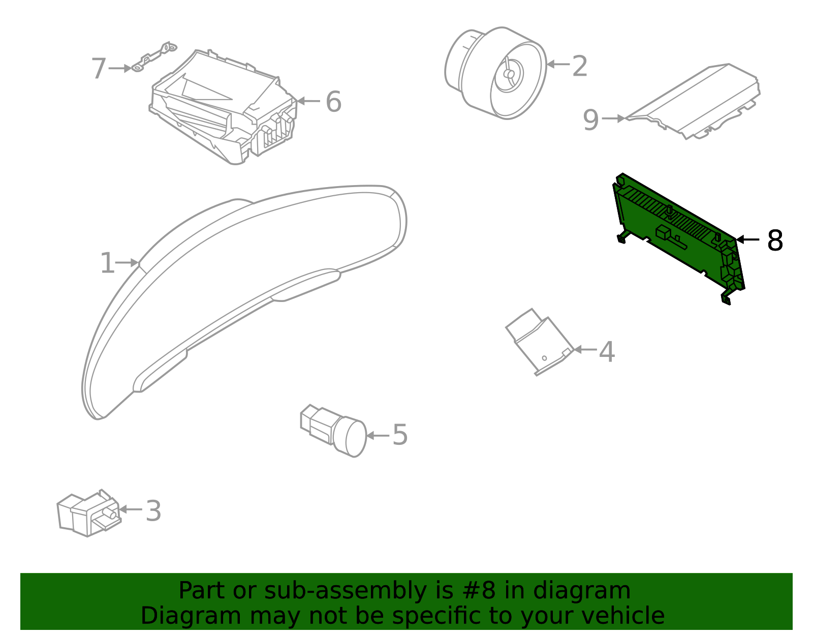 Display Unit - Porsche (9J1-919-599-P)