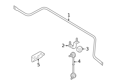Stabilizer Bar & Components for 2007 Nissan Maxima #1
