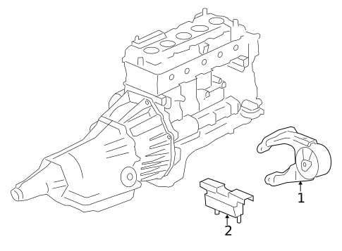 Engine & Trans Mounting for 2006 Isuzu i-350 #0