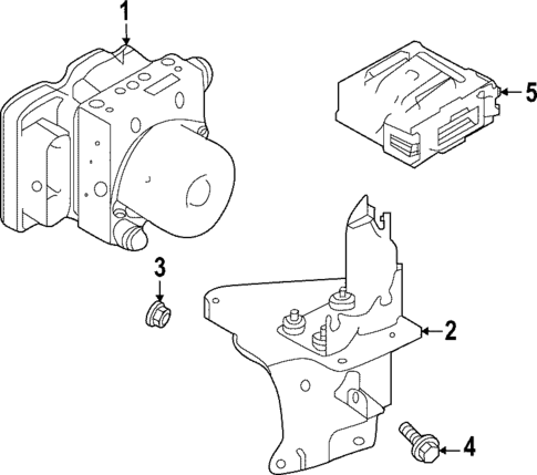 ABS Components for 2024 INFINITI QX55 #0
