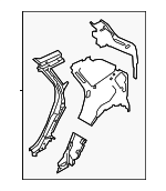 LJ7Z7827790A - Body: Inner Quarter Panel for Lincoln: Corsair Image