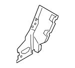 LJ7Z78278D73A - Body: Lower Filler for Lincoln: Corsair Image