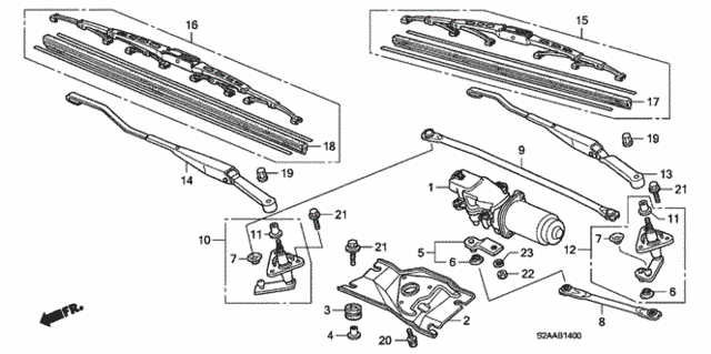 Front Wiper for 2009 Honda S2000 #0