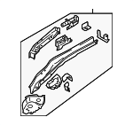 FV6Z5810124A - Body: Rail Assembly for FORD Image