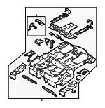FV6Z5811215A - Body: Rear Floor Pan for FORD Image