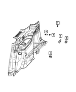 68428592AD - Electrical: Power Seat Switch for Mopar Image