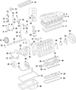 68450927AA - : 2019-2020 Mopar Engine Camshaft for Ram: 2500, 3500 Image