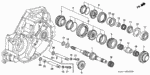 23581P16S40 - Transmission - Manual: GEAR, MAINSHAFT FIFTH for Honda Image