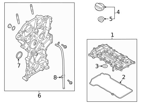 Gaskets & Sealing Systems for 2023 Hyundai Kona #0
