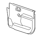 86787258 - Body: Door Trim Panel for Chevrolet: Silverado 2500 HD, Silverado 3500 HD | GMC: Sierra 3500 HD Image