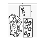 4M0615108BS - Brakes: Caliper for Audi Image