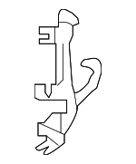 4K0611845K - Brakes: Lower Bracket for Audi Image