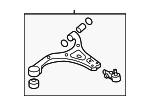 545004D101 - : Lower Control Arm for Kia: Sedona Image