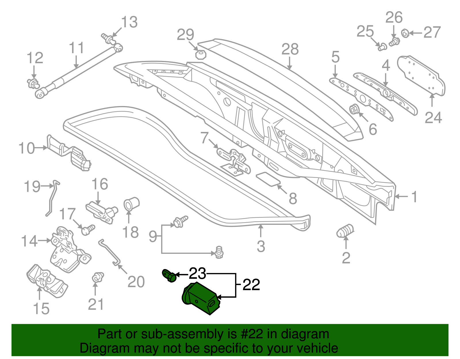 Lock Actuator - BMW (67108411337)