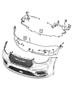 68629082AA - Electrical: Front End Module Wiring for Mopar Image image