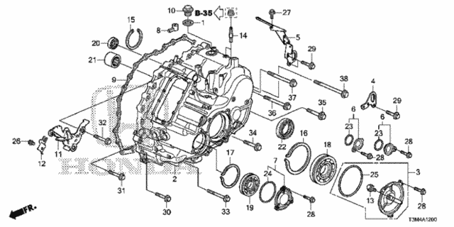 AT Transmission Case (6AT) for 2017 Honda Accord #0