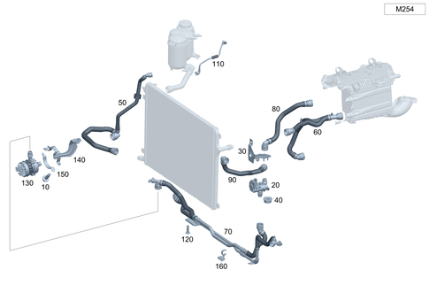 Low-Temperature Cooling Circuit for 2024 Mercedes-Benz CLE300 #0