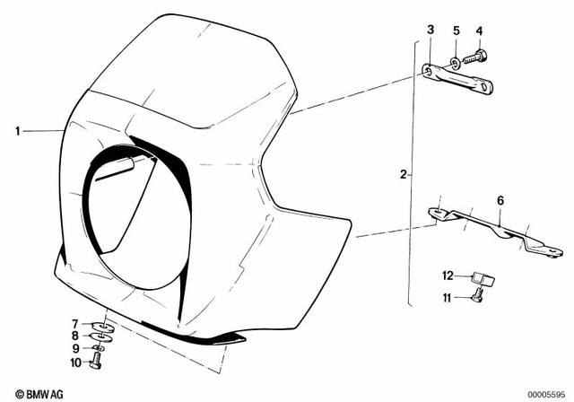 46631240828 - Frame and Mounting Parts: Rod -  for BMW-Motorrad Image image