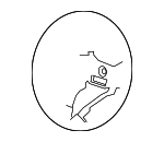 78501SVAA02ZA - : 2006-2011 Honda Civic - Grip *NH167L* (Graphite Black) for Honda: Civic Image