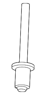 MR473000 - Body: Bumper Cover Rivet for Mitsubishi Image