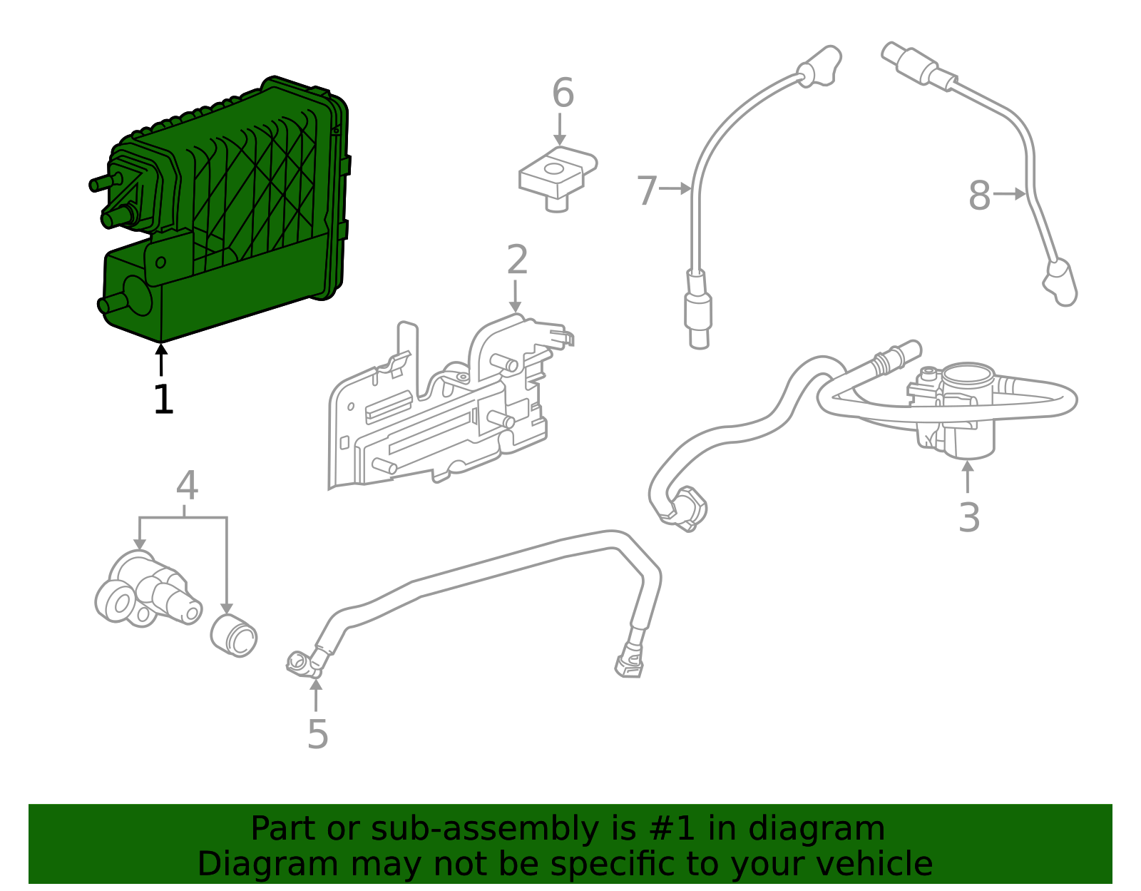 GM Genuine Parts 19318001 Emission Label - View #14