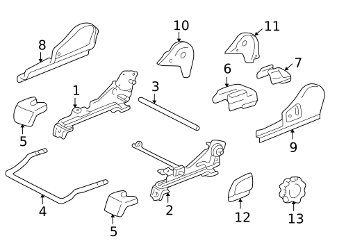 Tracks & Components for 2000 Toyota Tundra #1