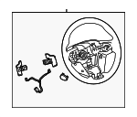 4510006Q60C0 - Steering: Steering Wheel for Toyota Image image