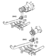 52059502AB - Engine Mounting: Transmission Mount Bracket for Mopar Image