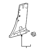 6241447070C0 - : Lower Center Pillar Trim for Toyota Image