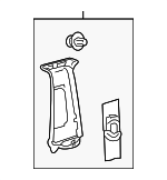 6241047100B0 - : Upper Center Pillar Trim for Toyota: Prius, Prius Prime Image