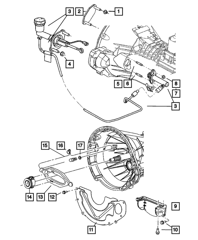 53021584AA - Clutch: Dust Structural Cover for Mopar Image image