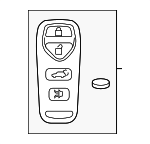 28268ZT04B - : Keyless Entry Transmitter for Nissan: Armada, Pathfinder Armada, TITAN Image