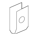 90331SD5003 - Body: Upper Quarter Trim Nut for Acura: MDX, RDX, TL, ZDX Image