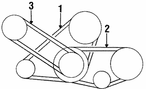 Belts & Pulleys for 1990 Nissan 300ZX | OEM Parts Online