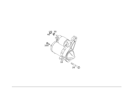 Starter for 2009 Smart Fortwo #0