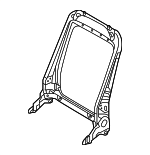 31435130 - : 2016-2021 Volvo Seat Back Frame for Volvo: S60, S90, V60, V60 Cross Country, V90, V90 Cross Country, XC60, XC90 Image