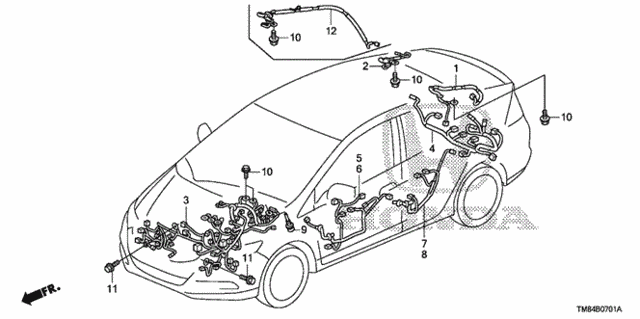Wire Harness (2) for 2011 Honda Insight #0