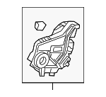 2016-2025 Honda - Latch Assembly R Rear Door Power