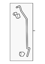 72613TG7305 - Body: Lock Rod for Honda: Passport, Pilot Image