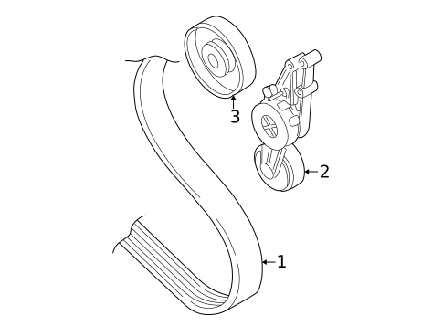 Belts & Pulleys for 2007 Audi A4 Quattro #0