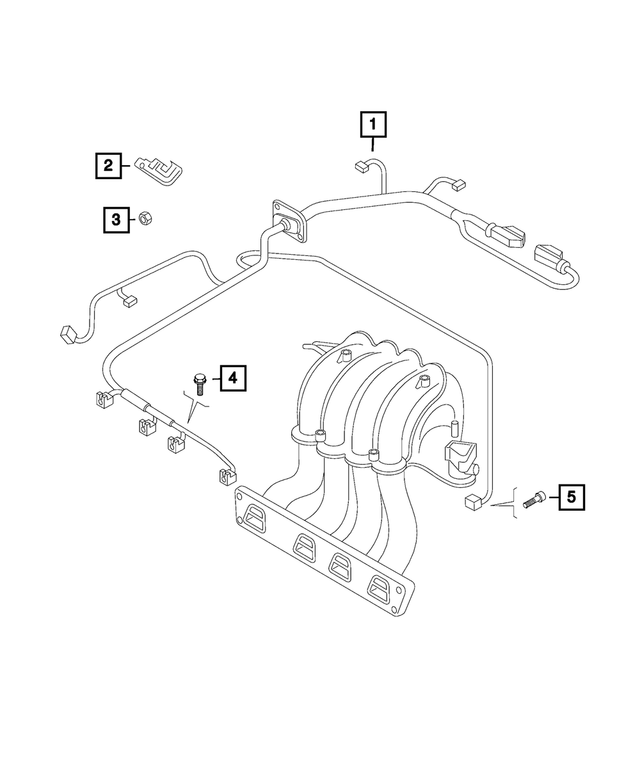 6106317AA - Electrical: Hex Flange Head Bolt for Dodge: Dart, Hornet | Fiat: 124 Spider, 500, 500L, 500X | Jeep: Compass, Renegade | Ram: ProMaster 1500, ProMaster 2500, ProMaster 3500, ProMaster EV Image