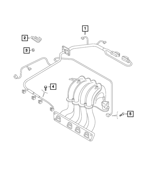 Wiring-Powertrain for 2017 Jeep Renegade #1