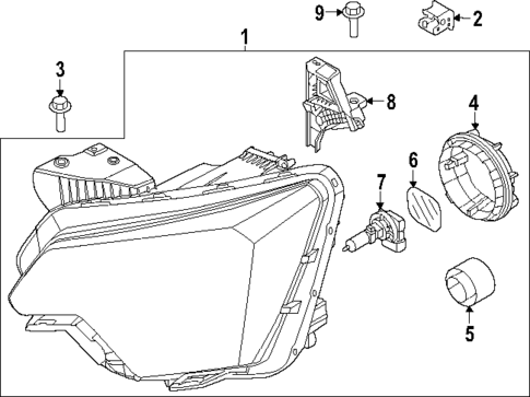 Bulbs - Chassis for 2023 Kia Niro #1