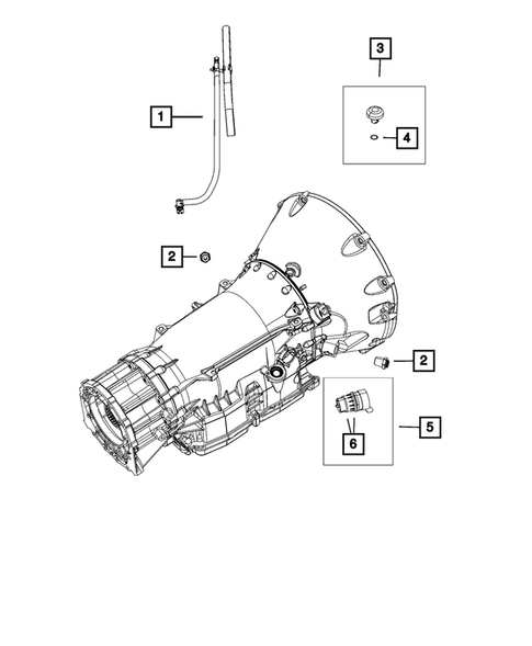 Case, Extension, Oil Pan, and Indicator (Dipstick) for 2011 Chrysler 300 #4