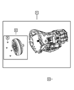 R5179247AF - 42RLE; 4-Speed; Automatic Transmission: With Torque Converter Transmission Package for Dodge: Nitro | Jeep: Liberty Image