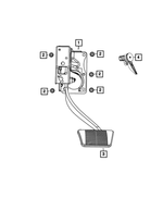 4581588AC - Brakes: Brake Pedal for Mopar Image