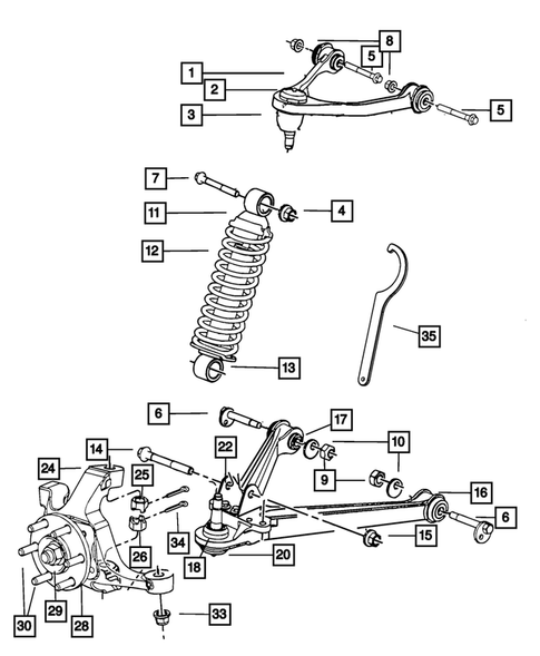 Front Suspension, Strut and Cradle for 2009 Dodge Viper #0